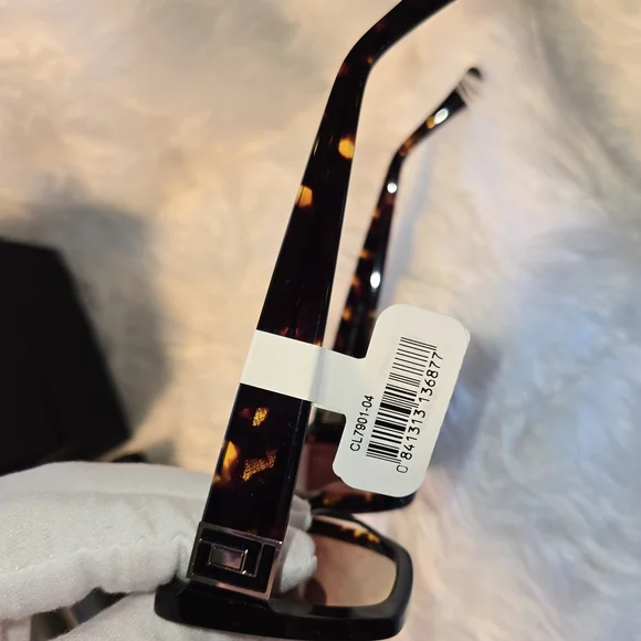 Carolina Lemke Roma Demi Women’s Square Sunglasses Brown Tortoiseshell Unisex - Picture 3 of 9